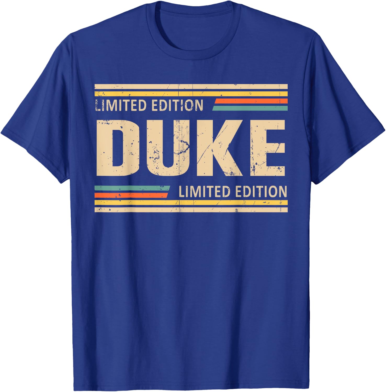 DUKE Limited Edition Shirt DUKE Name Personalized T-Shirt - T-Shirt | Royal