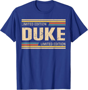DUKE Limited Edition Shirt DUKE Name Personalized T-Shirt - T-Shirt | Royal