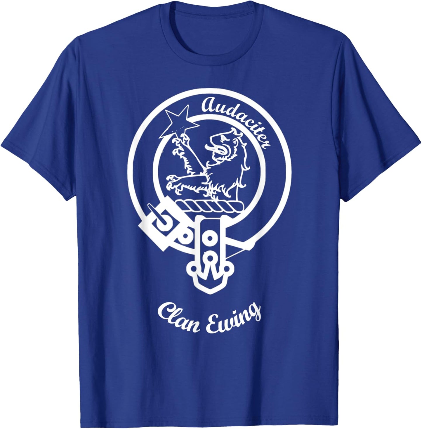 Clan Ewing surname last name Scottish crest T-Shirt - T-Shirt | Royal