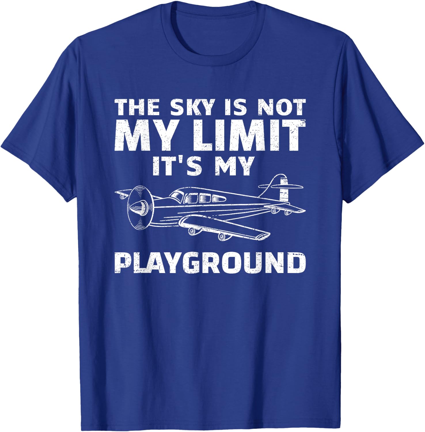 Funny Airplane Women Aviation Pilot Airplane Lovers T-Shirt - T-Shirt | Royal
