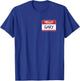 Hello My Name is Gary Name tag for Gary T-Shirt - T-Shirt | Royal