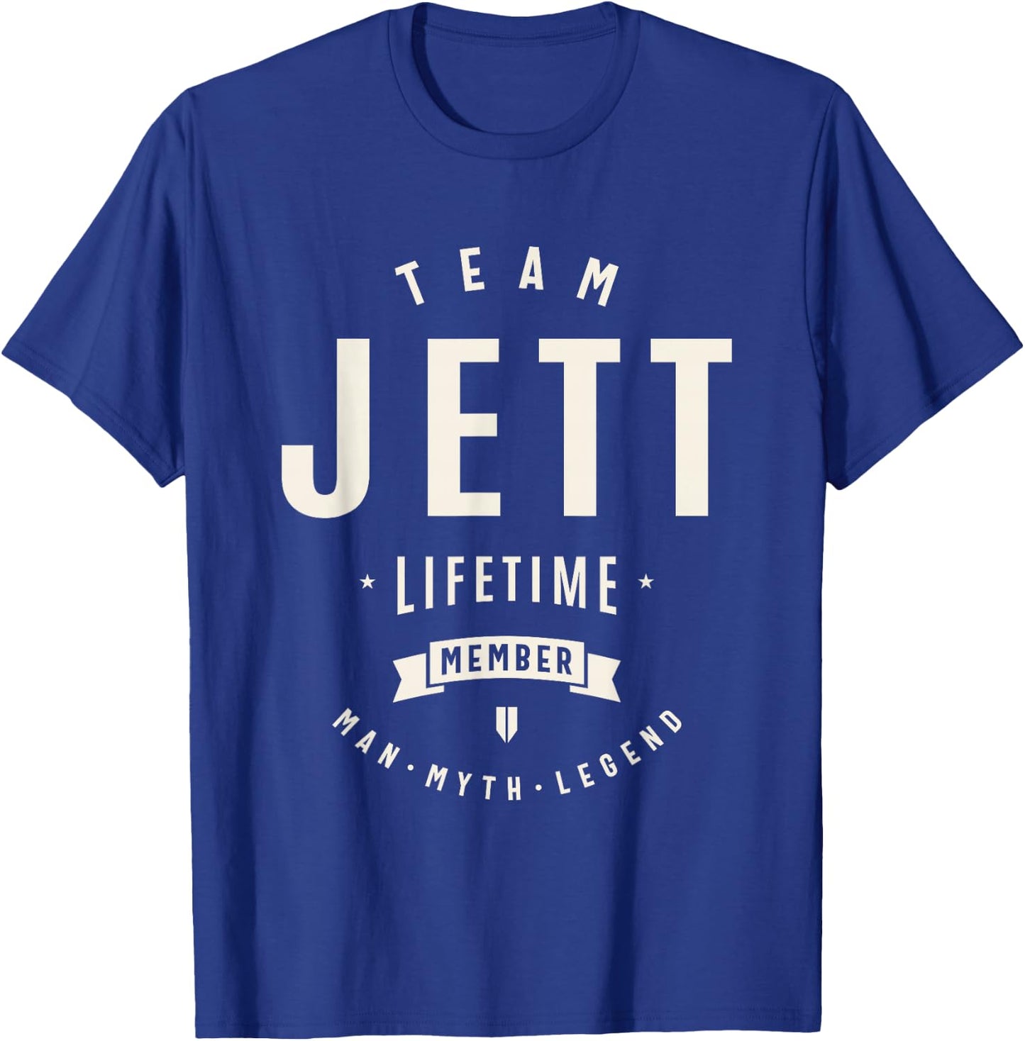 Team Jett Lifetime Member Funny Name Jett T-Shirt - T-Shirt | Royal