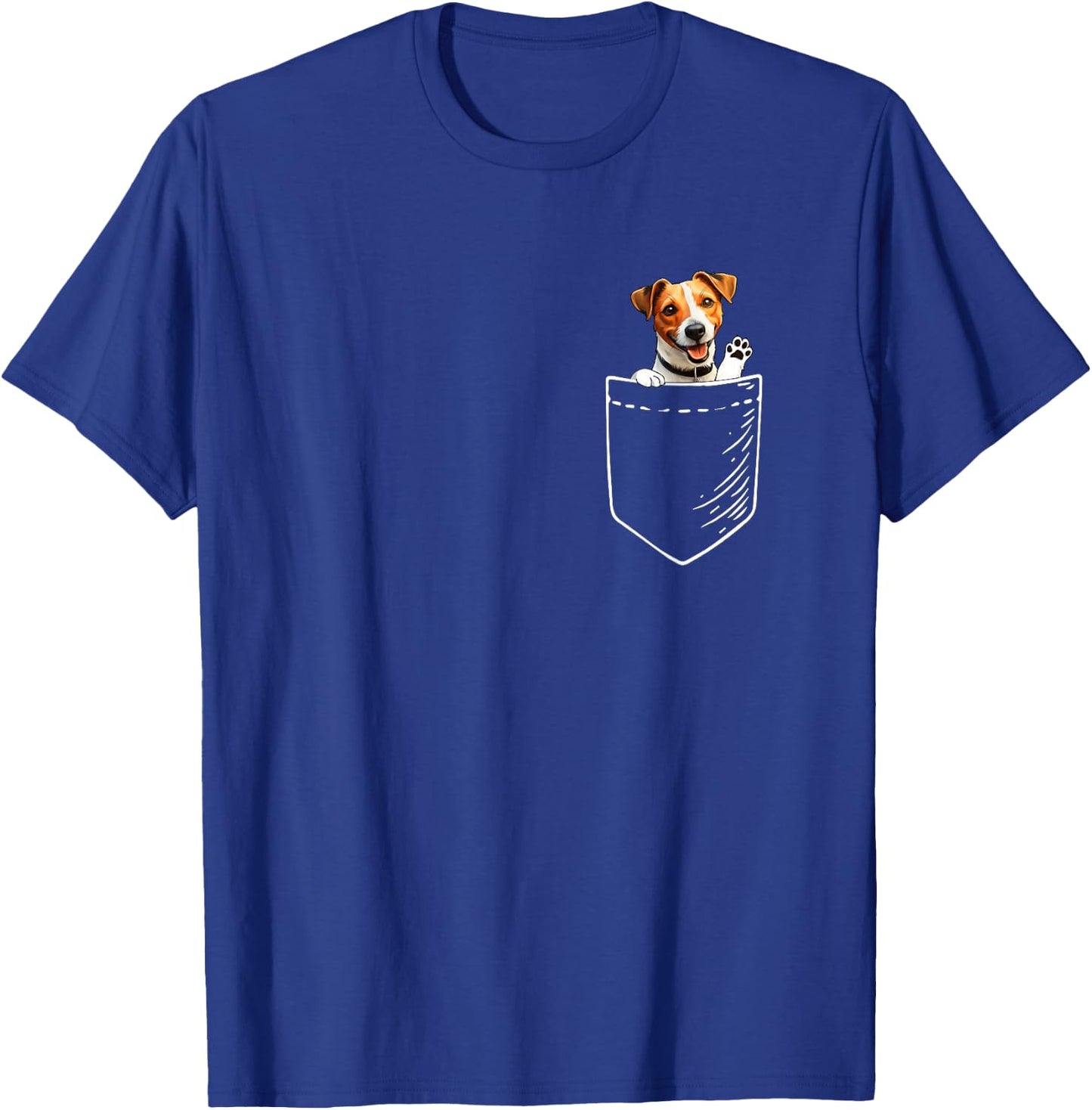 Kids JRT Dog Lover Pocket Jack Russell T-Shirt - T-Shirt | Royal