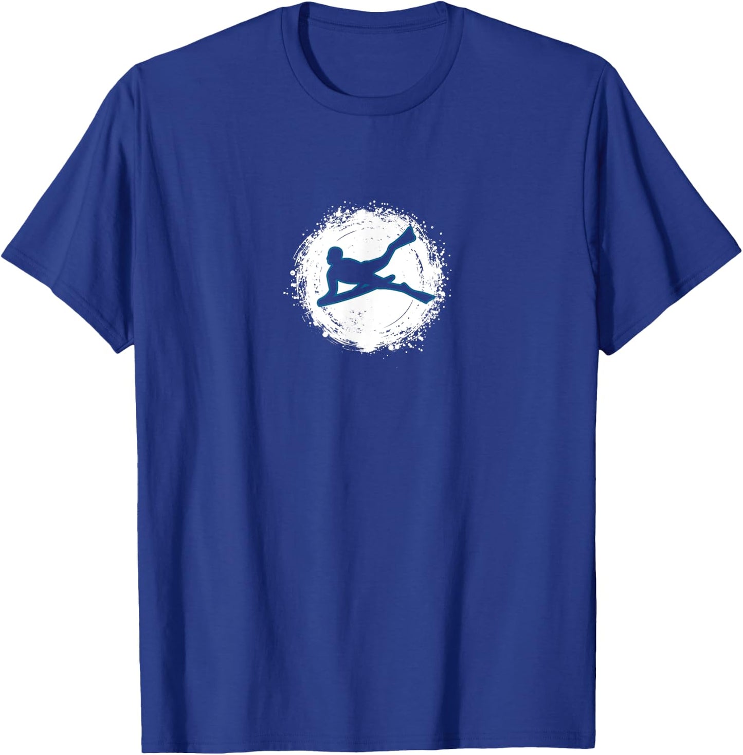 Minimalist Bodyboard Vintage Bodyboarding Graphic T-Shirt - T-Shirt | Royal