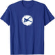 Minimalist Bodyboard Vintage Bodyboarding Graphic T-Shirt - T-Shirt | Royal