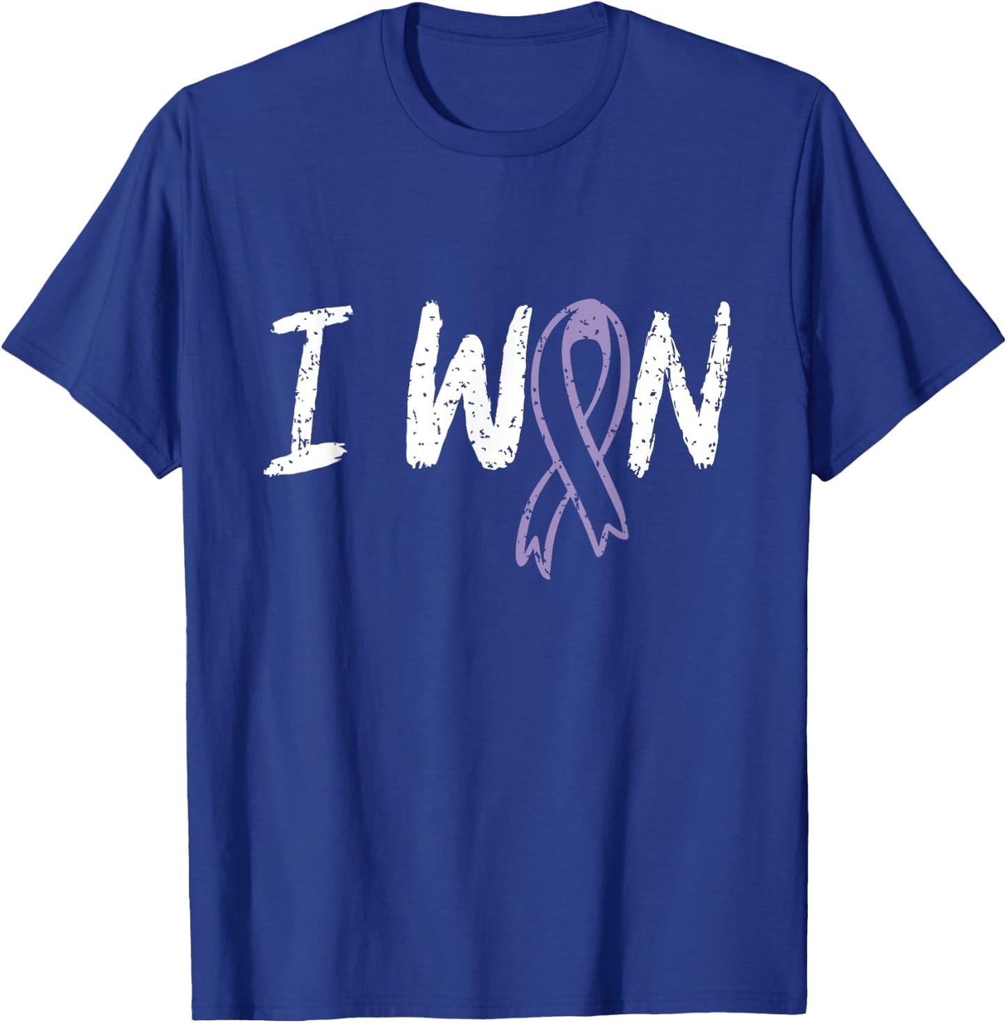Cancer Warriors co Testicular Cancer Survivor I Won - Men's Black Classic Fit Short Sleeve - Small T-Shirt - T-Shirt | Royal