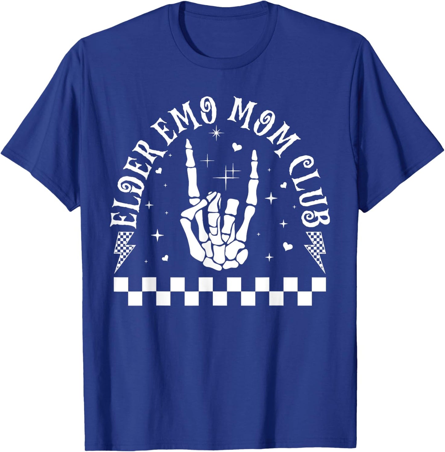 Elder Emo Mom Club Emo Lifestyle Emo Music Goth Subculture T-Shirt - T-Shirt | Royal