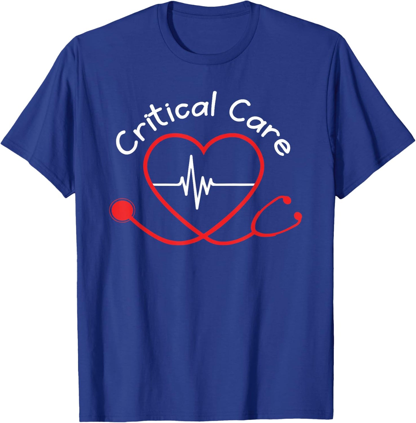 Critical Care Nursing Department ICU RN Critical Care Nurse T-Shirt - T-Shirt | Royal