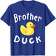 Brother Duck Birthday Rubber Duck Lover Family Matching Boys T-Shirt - T-Shirt | Royal
