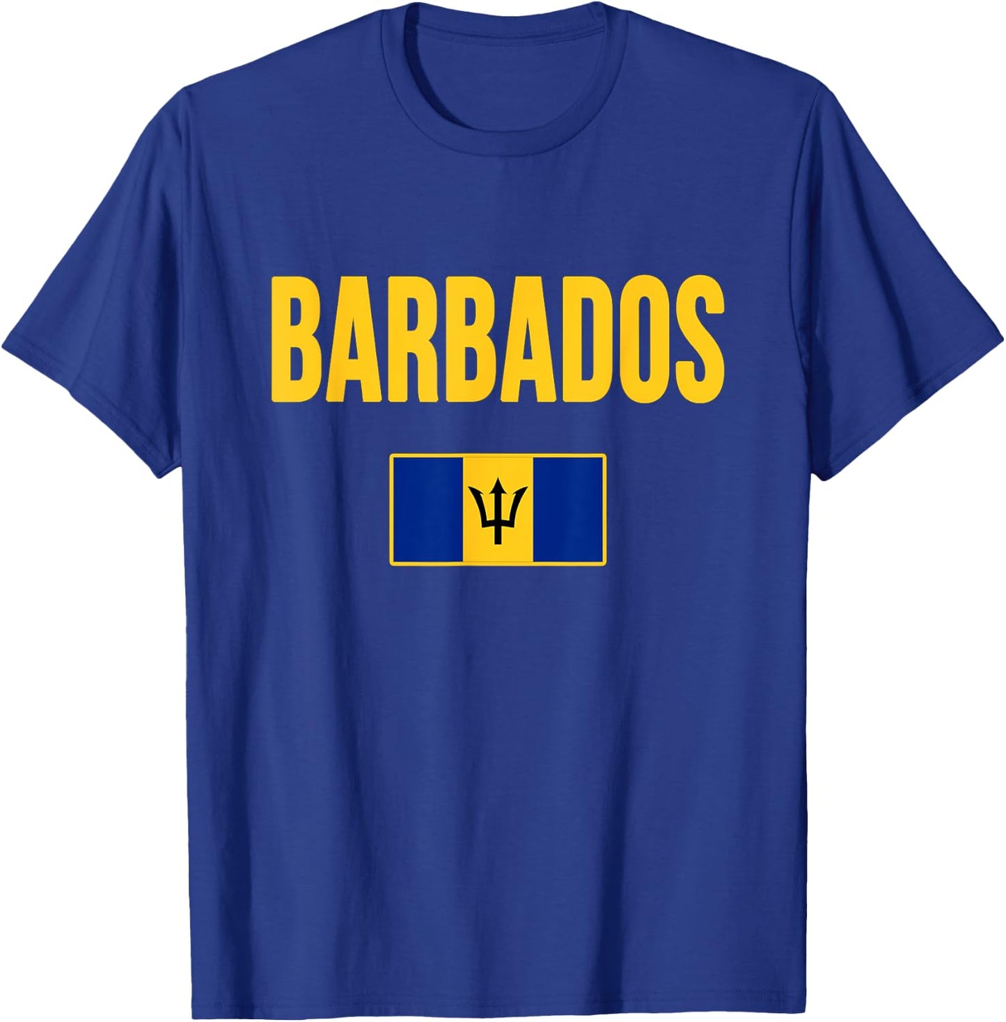 Barbados Flag Barbadian Souvenir T-Shirt - T-Shirt | Royal