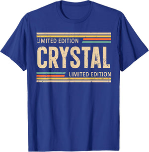 CRYSTAL Limited Edition Shirt CRYSTAL Name Personalized T-Shirt - T-Shirt | Royal