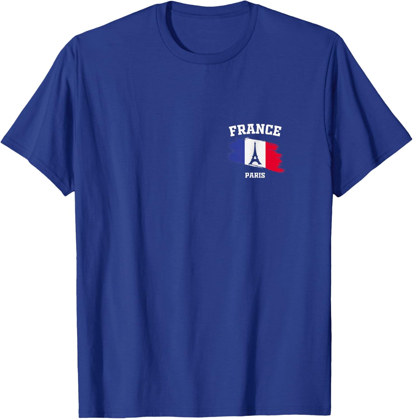 Eiffel Tower Paris France French Flag Vacation Parisian T-Shirt - T-Shirt | Royal