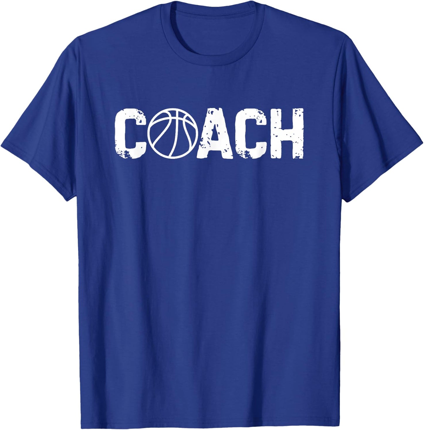Basketball Coach Trainer Coaching Funny Vintage T-Shirt - T-Shirt | Royal