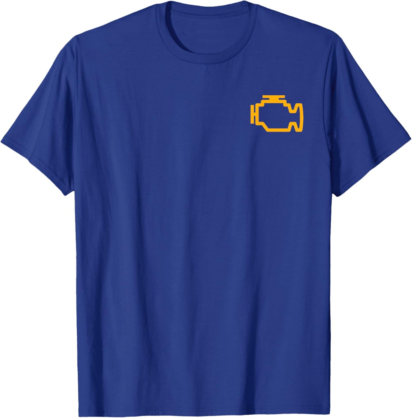 Check Engine Light T-Shirt - T-Shirt | Royal