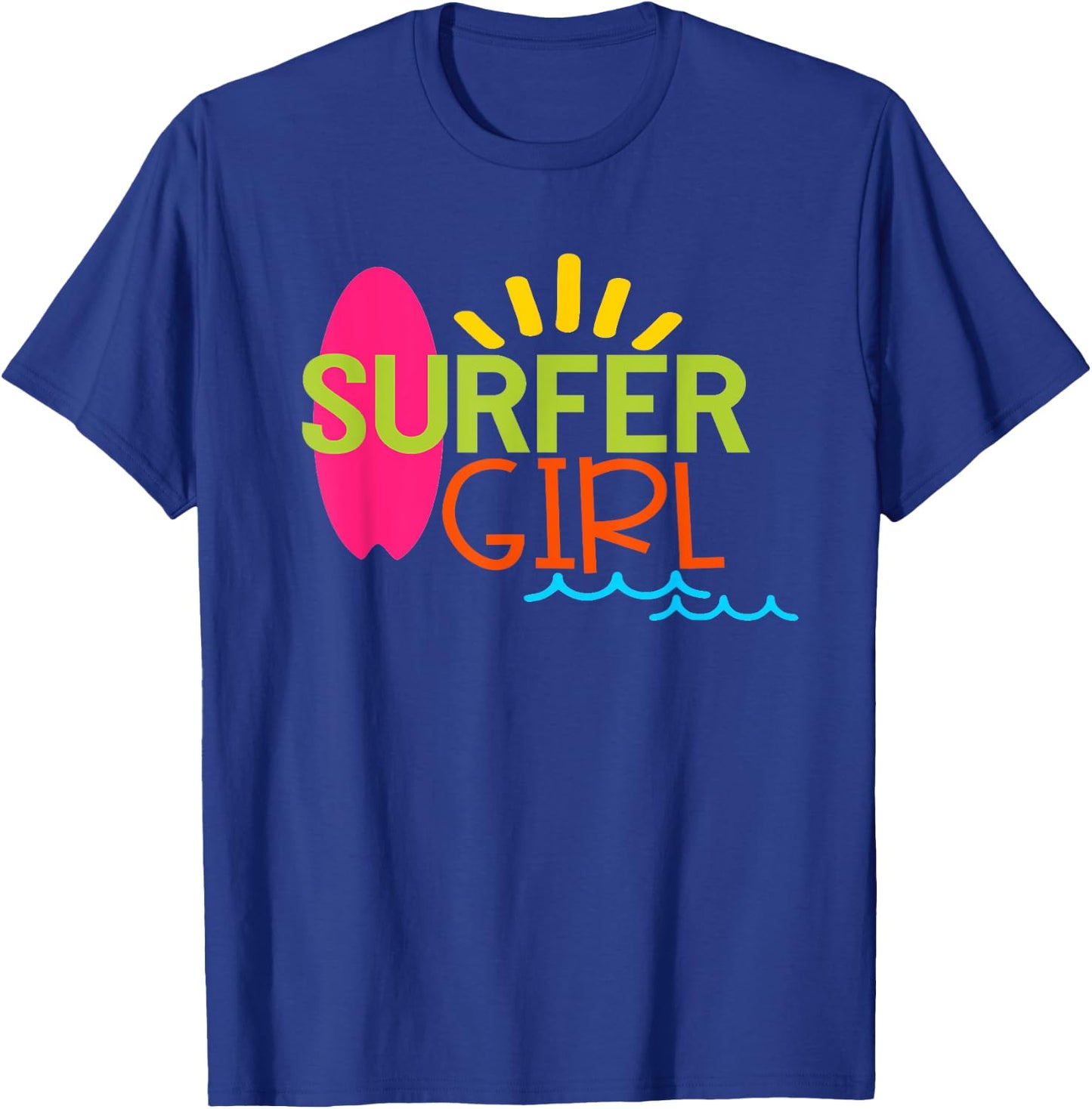 Surfer Girl T-Shirt - T-Shirt | Royal