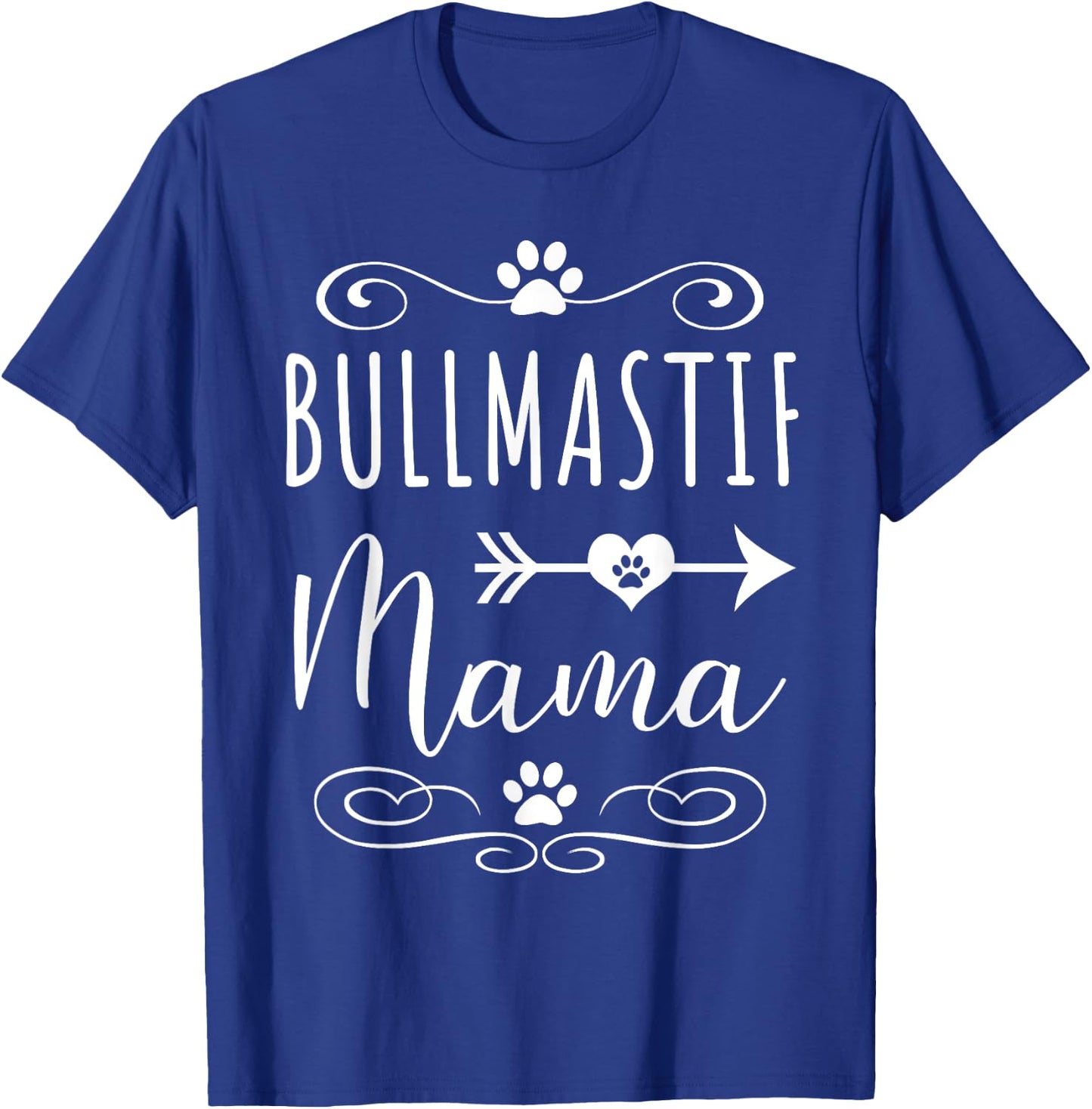 Bullmastiff Mama T Shirts Funny Bullmastiff Lover Dog Mom T-Shirt - T-Shirt | Royal