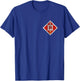 18th Engineer Brigade Distressed Logo Military Veteran Xmas T-Shirt - T-Shirt | Royal