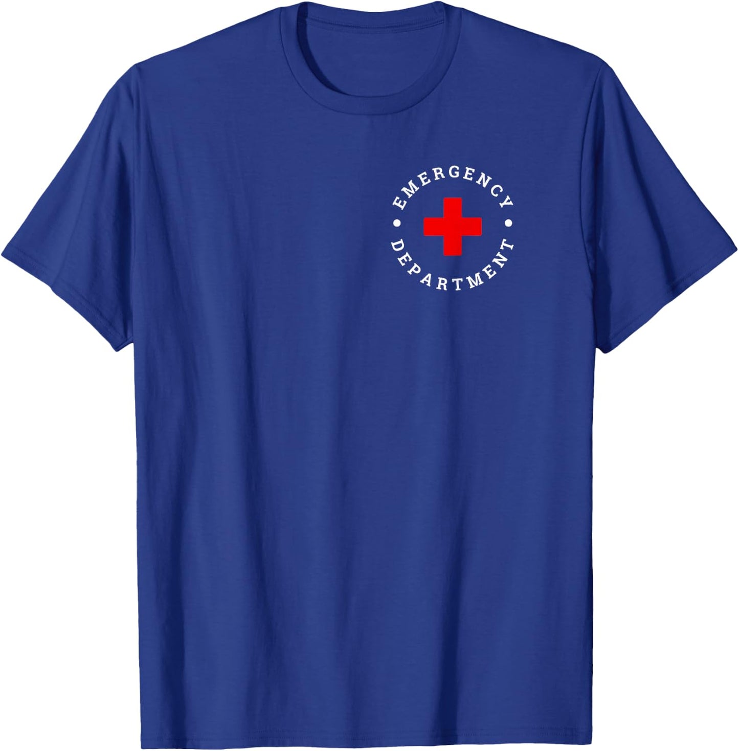 Emergency Department ER Trauma Front and Back Design T-Shirt - T-Shirt | Royal