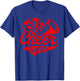 Cheer Pappy Biggest Fan Leopard Print Black And Red Pom Pom T-Shirt - T-Shirt | Royal