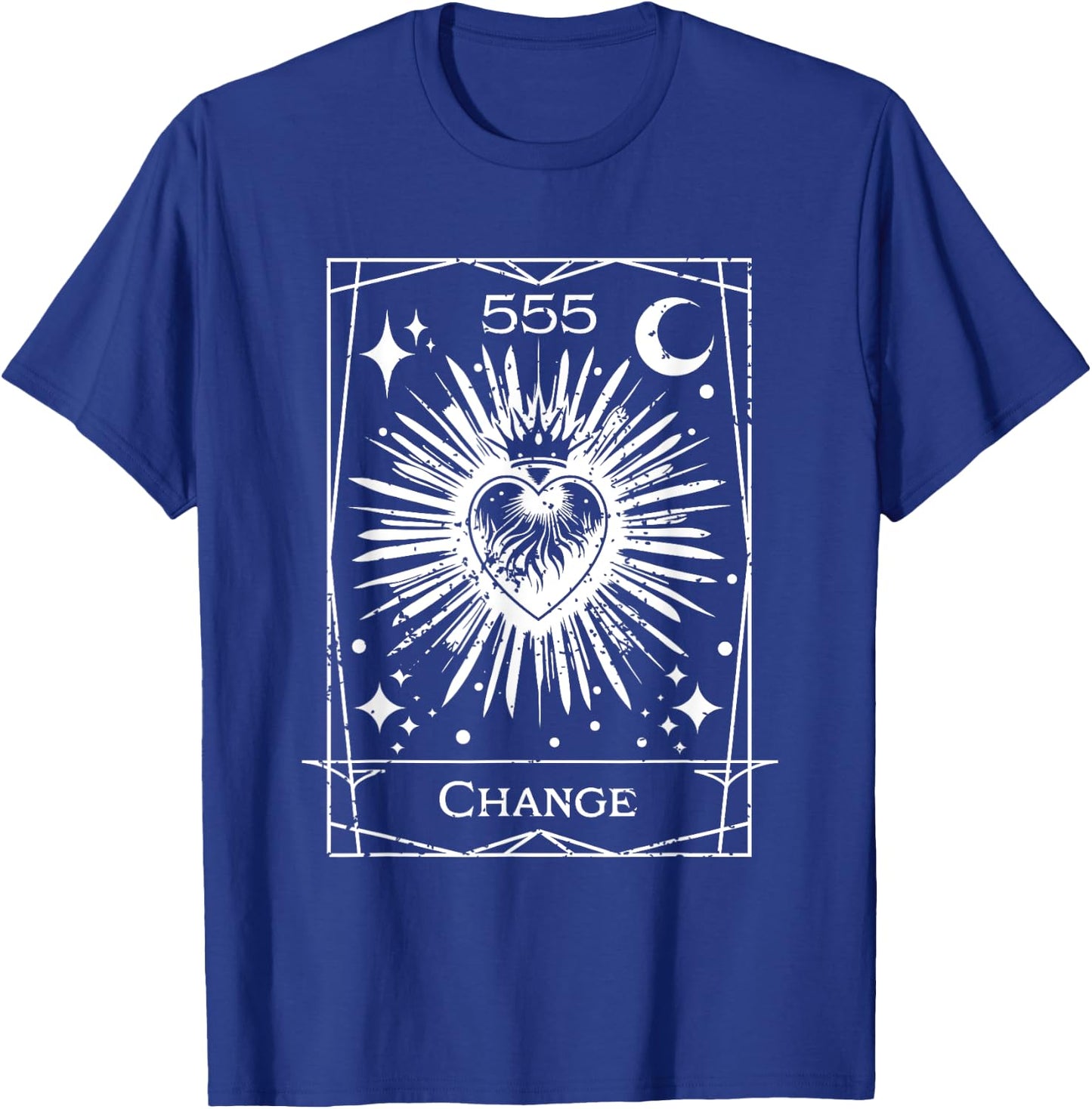 Angel Number 555 Change Numerology Personal Number 555 T-Shirt - T-Shirt | Royal