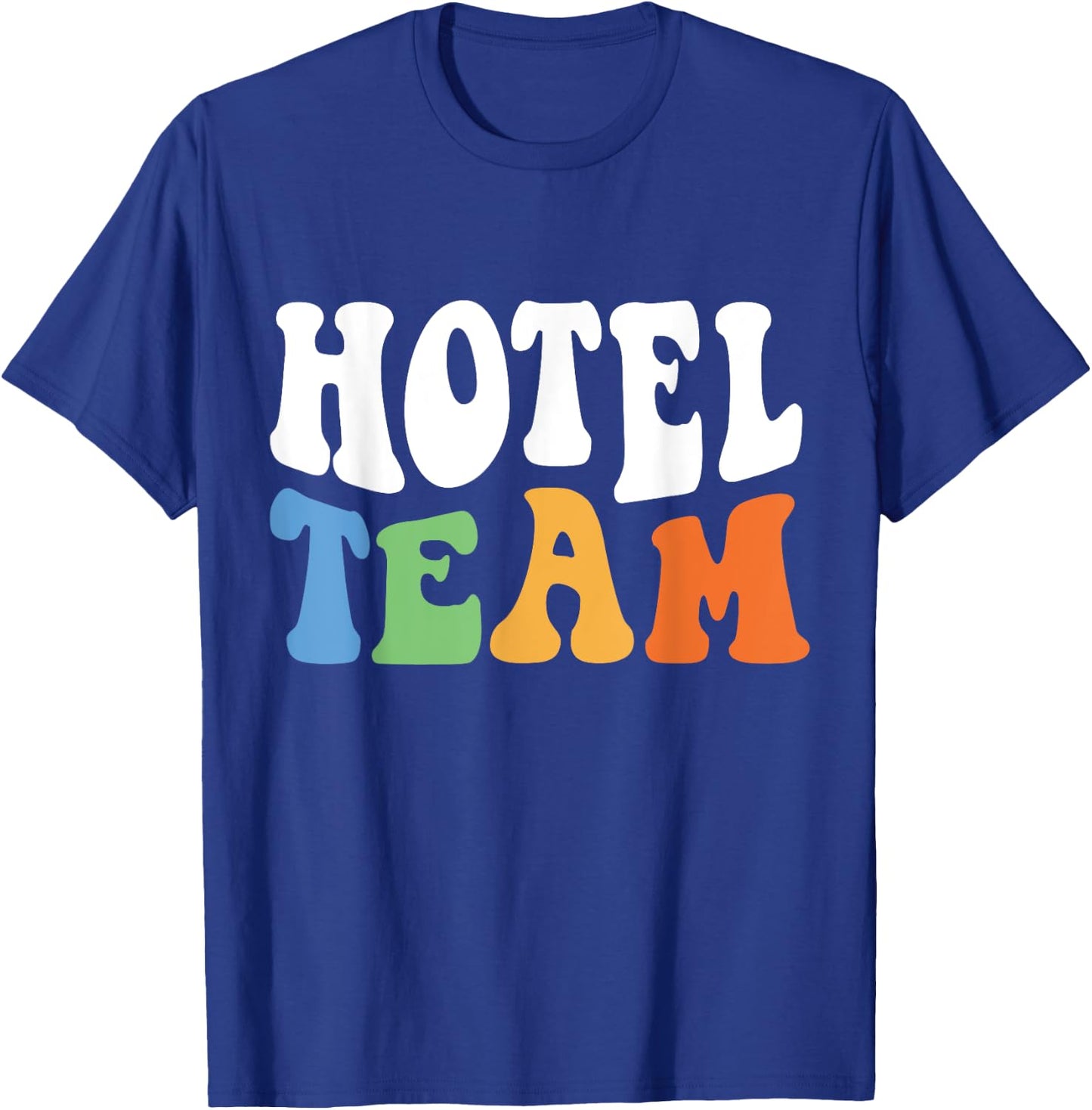 Hospitality Staff Front Desk Concierge Hotel Team T-Shirt - T-Shirt | Royal