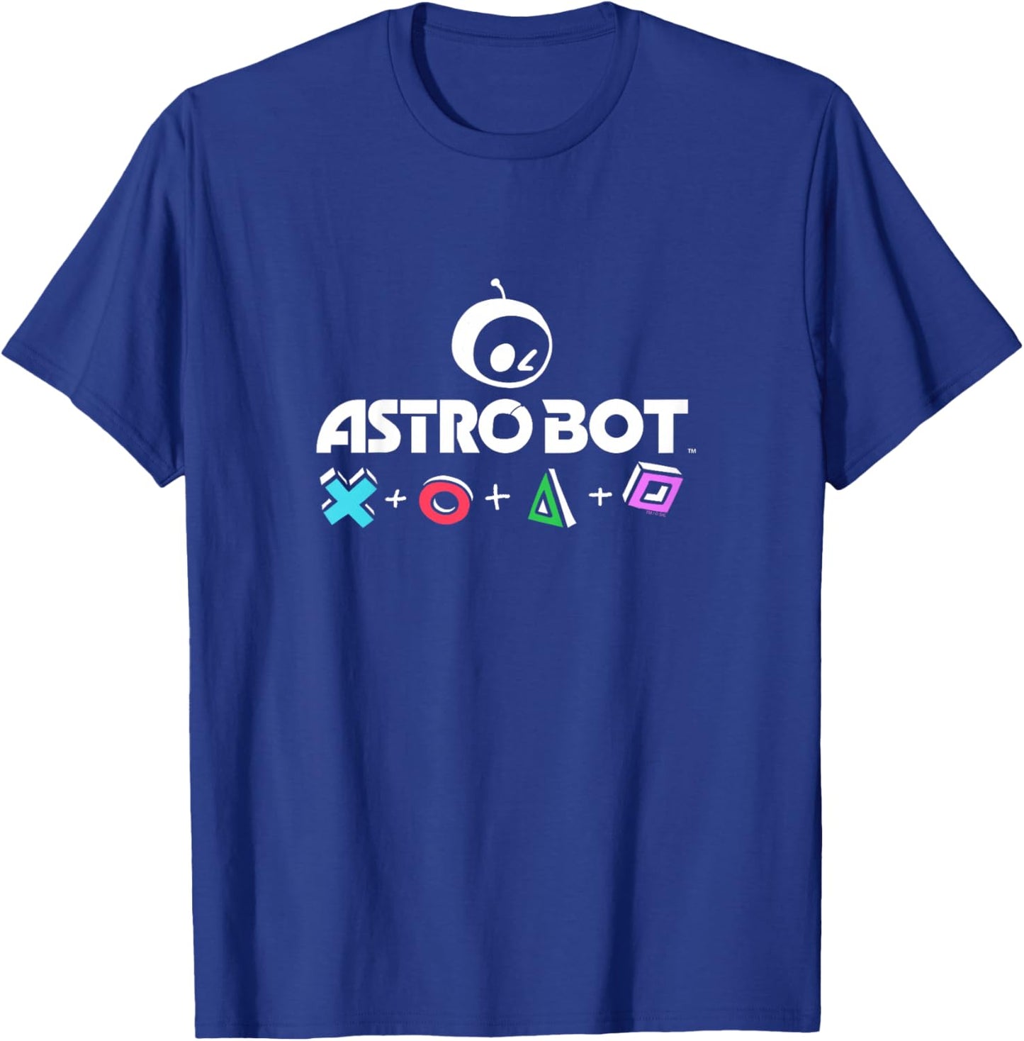 Astro Bot Kids PlayStation Symbols Video Game T-Shirt - T-Shirt | Royal