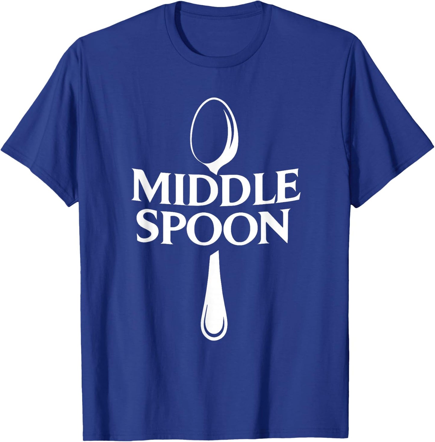 Polyamorous Middle Spoon for Poly Triad Partners T-Shirt - T-Shirt | Royal