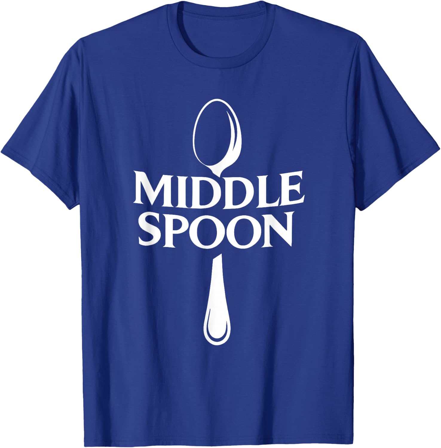 Polyamorous Middle Spoon for Poly Triad Partners T-Shirt - T-Shirt | Royal