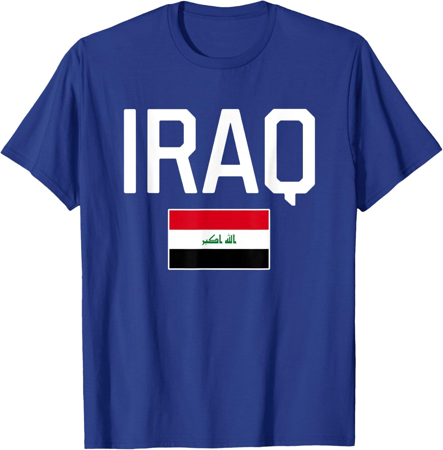 Iraq Flag Women Kids Boys Girls T-Shirt - T-Shirt | Royal