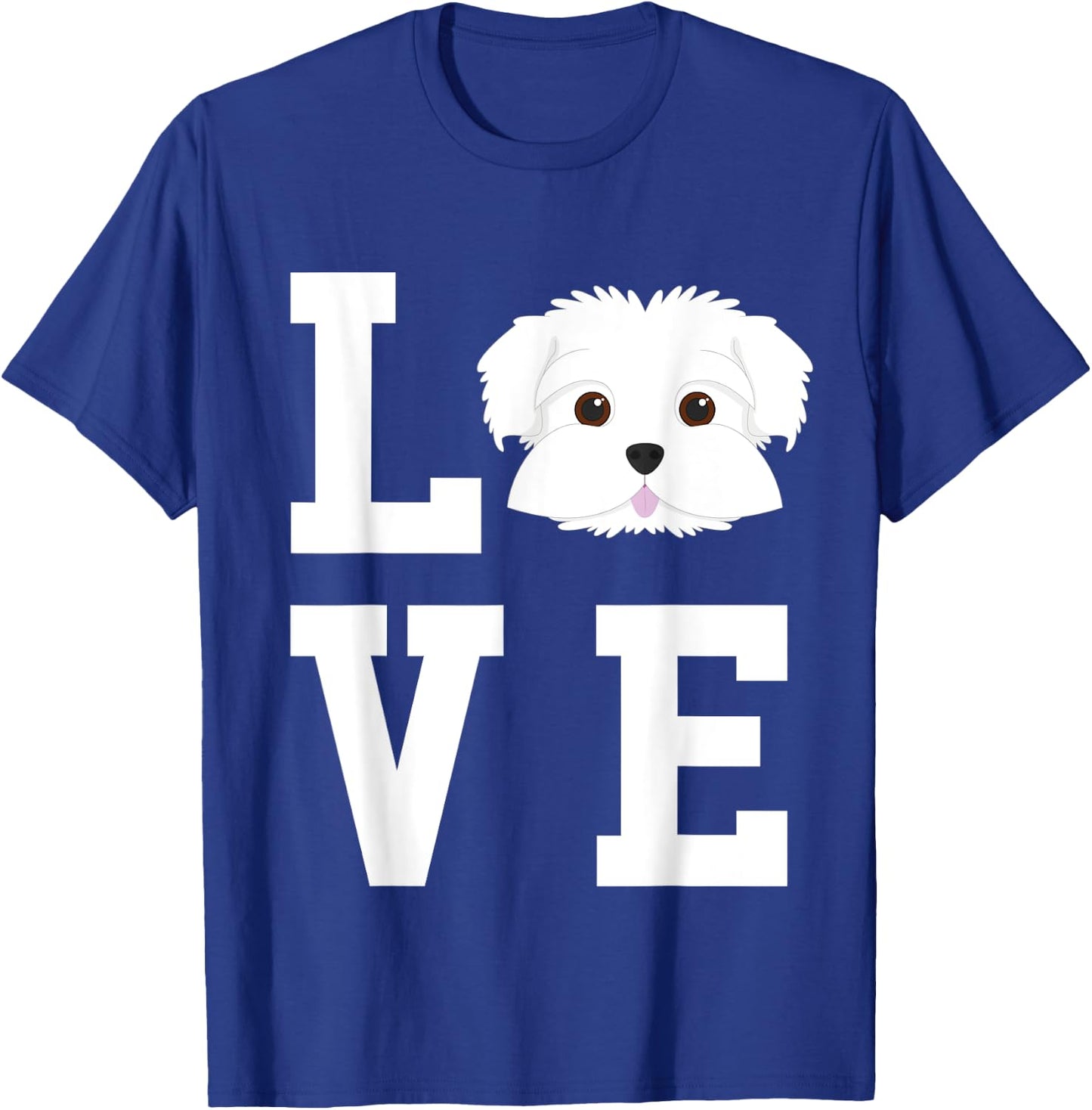 I Love My Maltese Dog Lover T-Shirt - T-Shirt | Royal