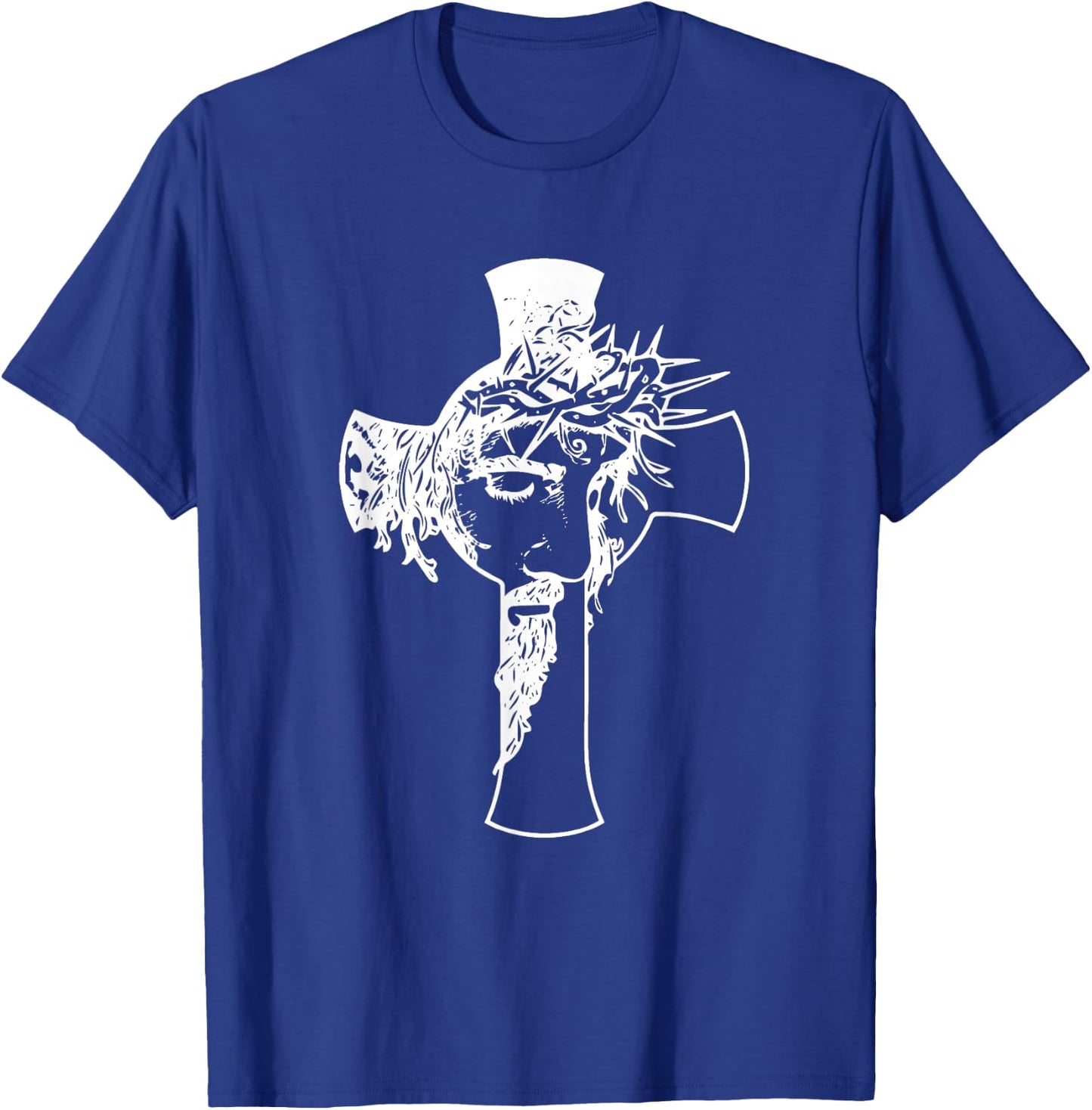 Crucifix jesus christ Cross Christianity Christian Love T-Shirt - T-Shirt | Royal