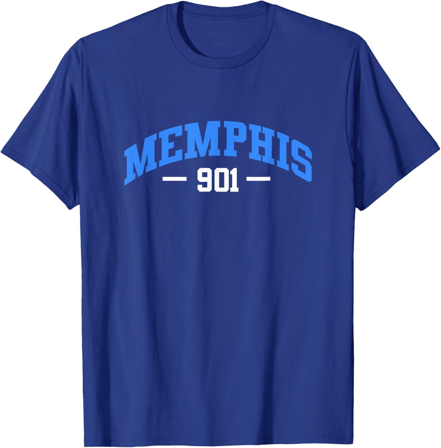 Memphis 901 Area Code Tennessee State T-Shirt - T-Shirt | Royal