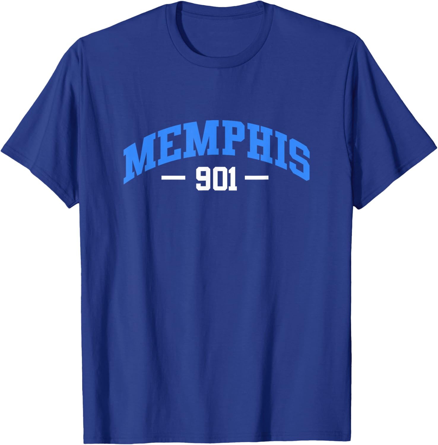 Memphis 901 Area Code Tennessee State T-Shirt - T-Shirt | Royal