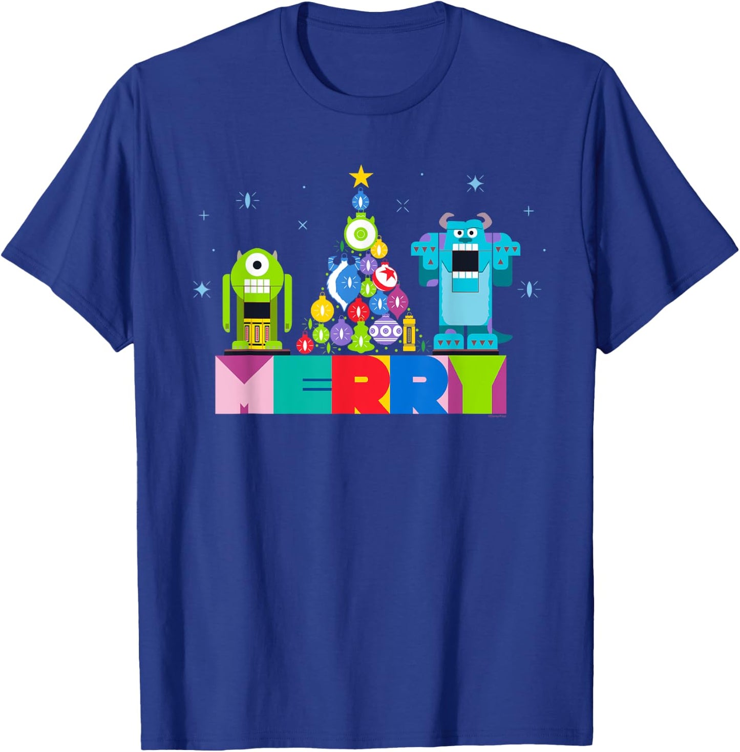 Disney and Pixar’s Monsters, Inc. Christmas Nutcrackers T-Shirt - T-Shirt | Royal