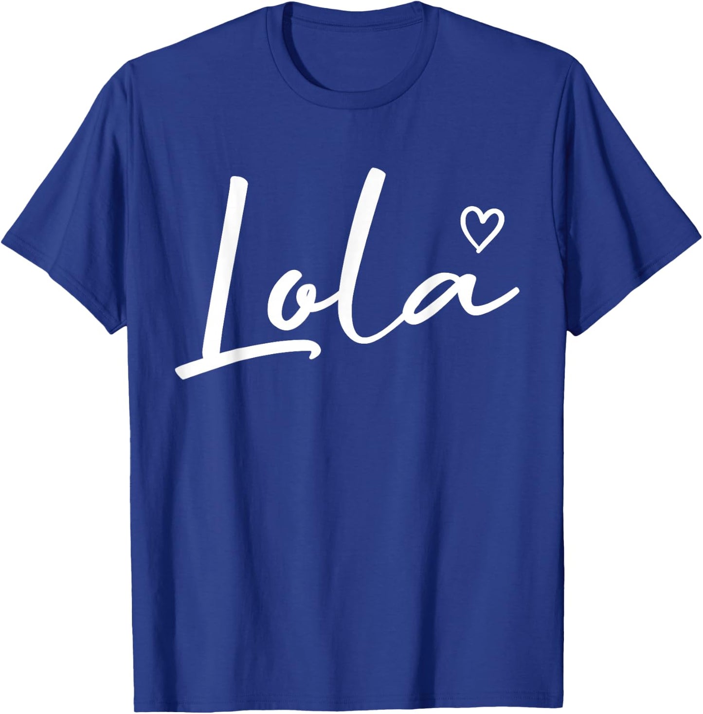 Lola Gifts Grandma Heart Mother's Day Lola T-Shirt - T-Shirt | Royal