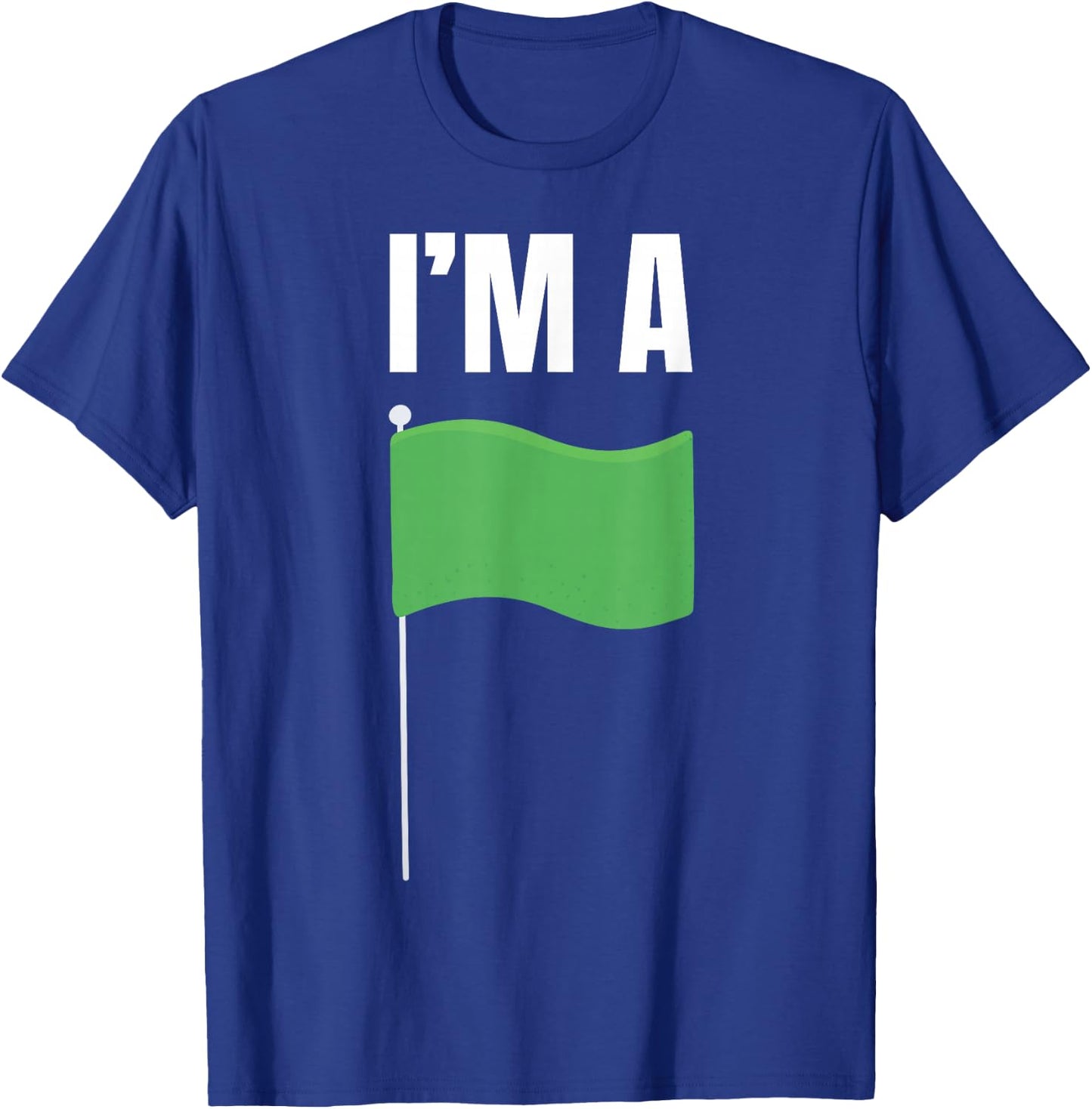 Boyfriend and Girlfriend Valentines Apparel -Adults Green Flag , Small, Black, Short Sleeve, , Letter Print T-Shirt - T-Shirt | Royal