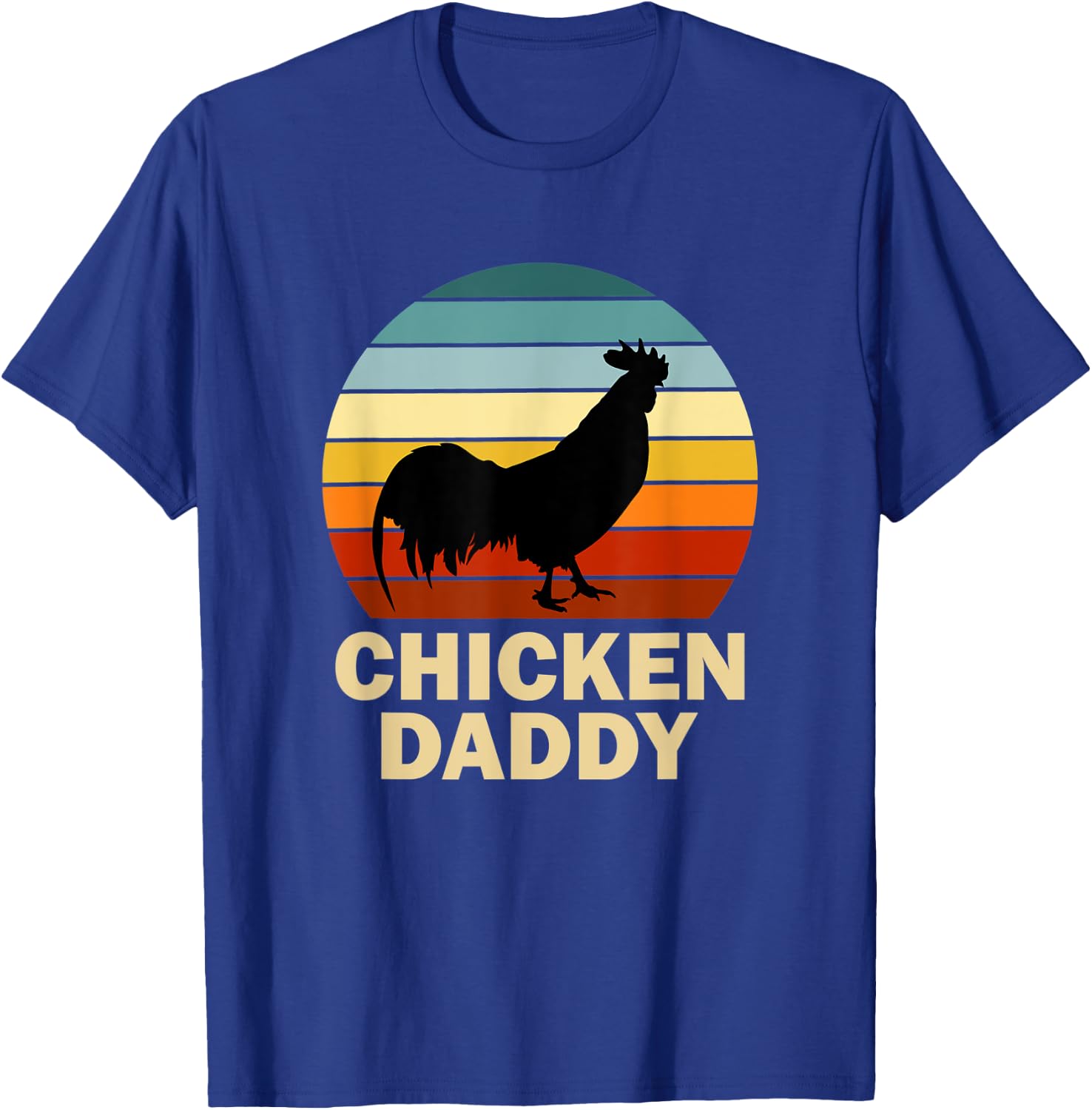 Chicken Daddy Vintage Chicken Daddy Farmer T-Shirt - T-Shirt | Royal
