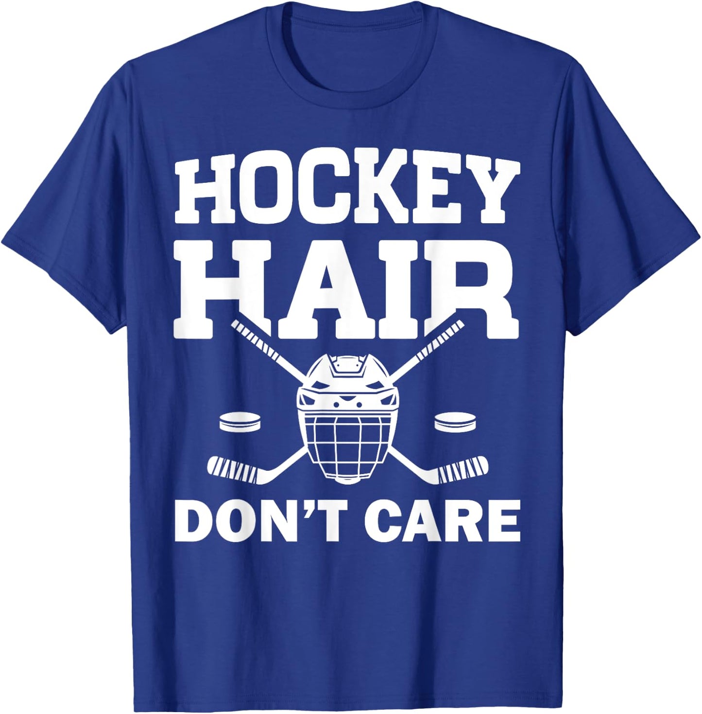 Funny Ice Hockey Design For Girls Women Ice Hockey Player T-Shirt - T-Shirt | Royal