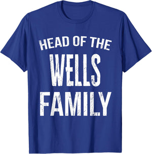 Head Of The Wells Family Reunion T-Shirt - T-Shirt | Royal