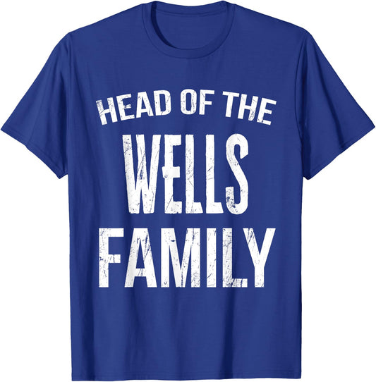 Head Of The Wells Family Reunion T-Shirt - T-Shirt | Royal