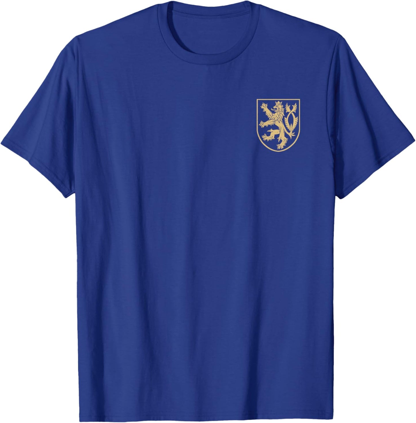 Czech Republic Lion Symbol Czechia Coat of Arms Flag Shield T-Shirt - T-Shirt | Royal