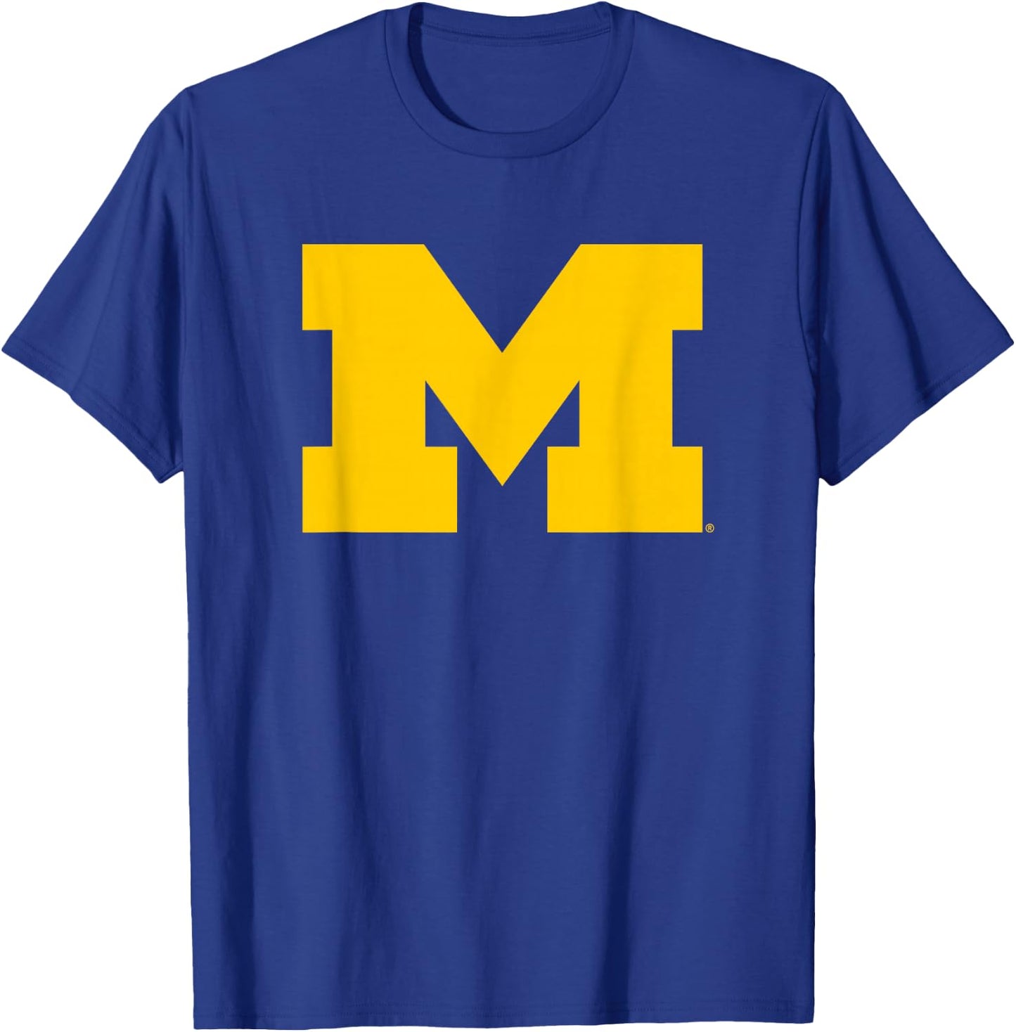 University of Michigan Wolverines U of M Primary Logo T-Shirt - T-Shirt | Royal