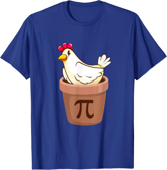 Chicken Pot Pie Three Of My Favorite Things Funny Pot Pi T-Shirt - T-Shirt | Royal