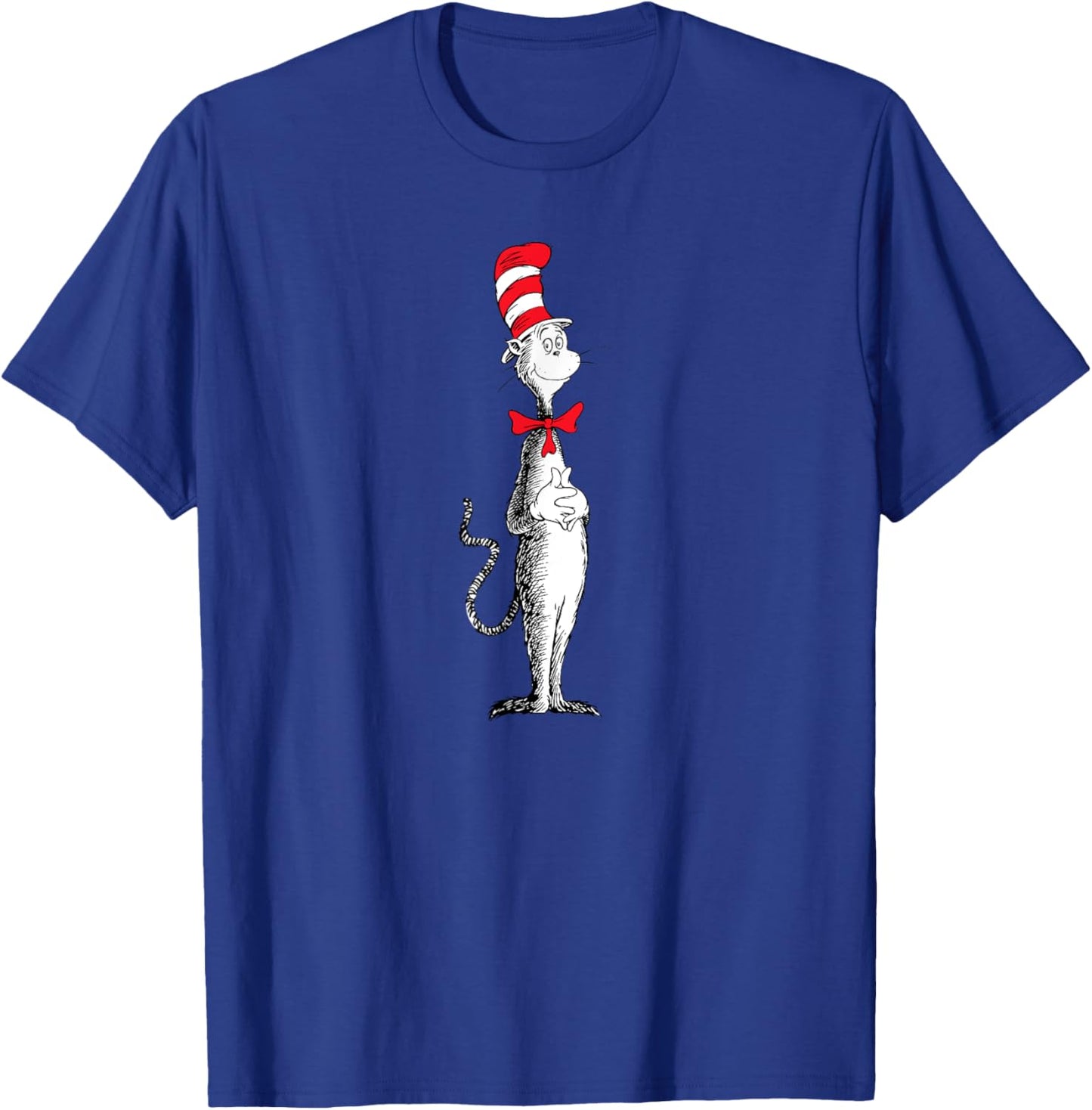 Dr. Seuss Standing Cat T-Shirt - T-Shirt | Royal