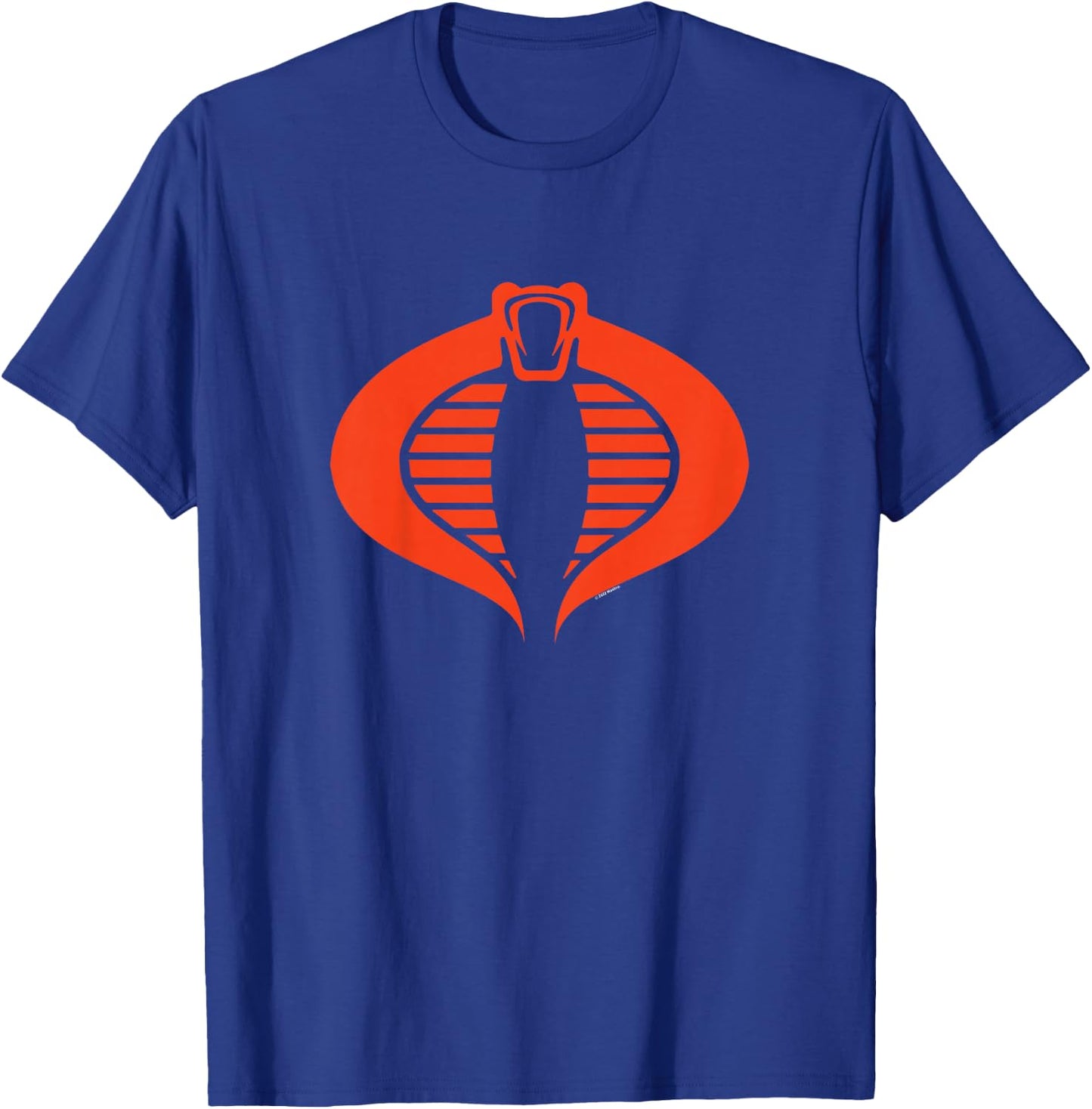 G.I. Joe A Real American Hero Cobra Command Logo T-Shirt - T-Shirt | Royal