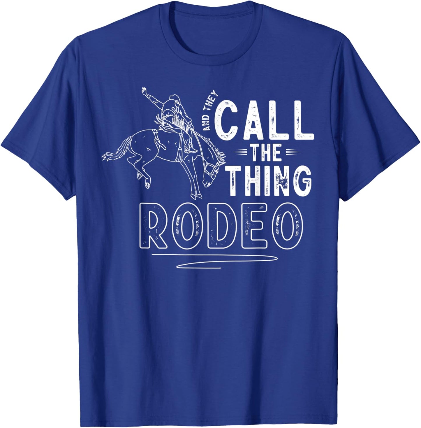 Horse Riding Equestrian Horse Owner Western Horse Rodeo T-Shirt - T-Shirt | Royal