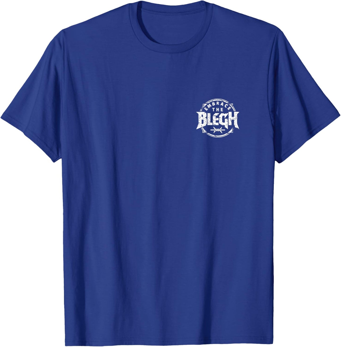 Deathcore (Front/Backprint) Metalcore Cute Blegh T-Shirt - T-Shirt | Royal