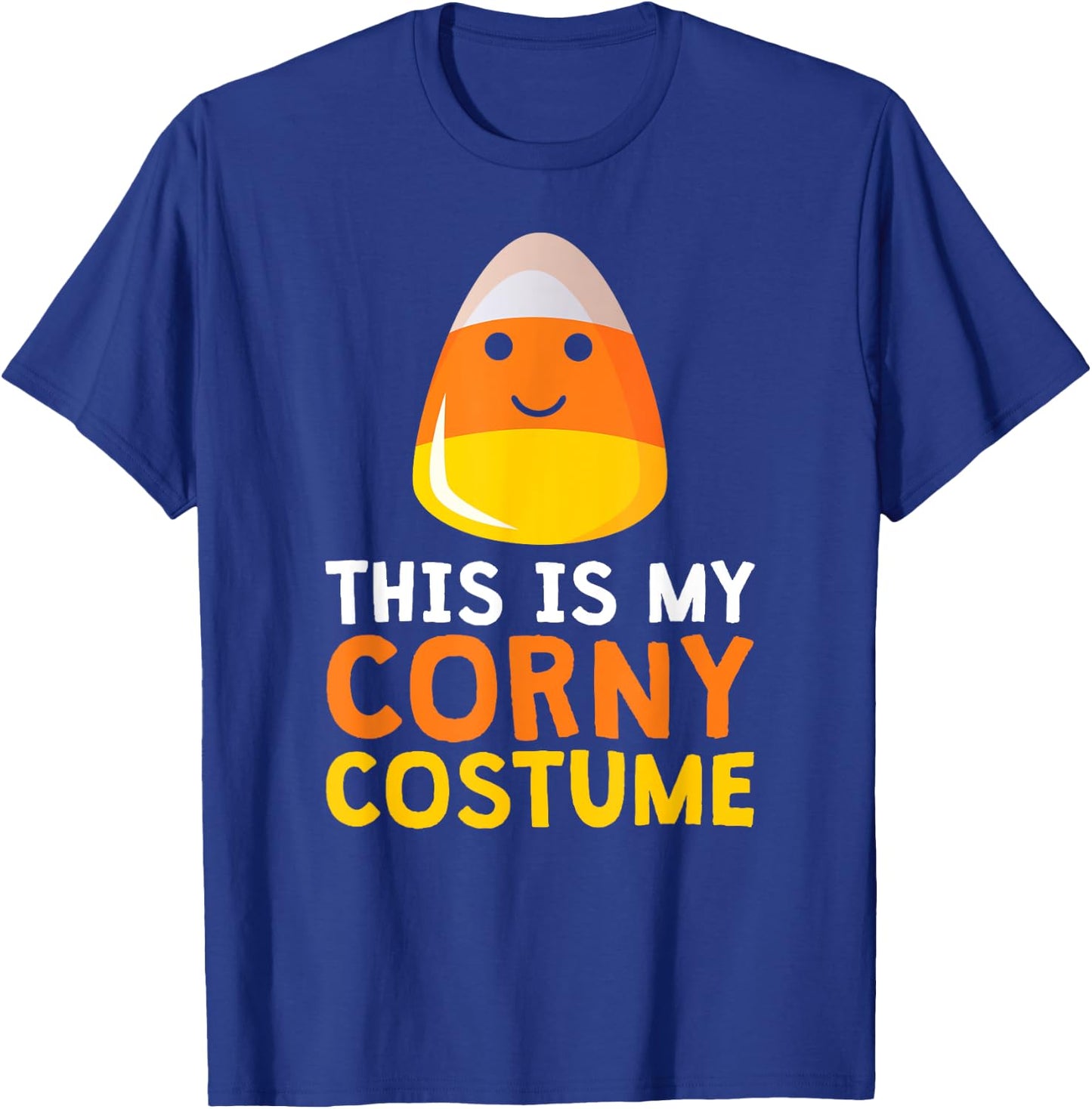 This Is My Corny Costume Funny Candy Corn Halloween T-Shirt - T-Shirt | Royal