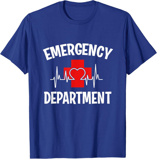 Emergency Department Er Shirt Nurse Emergency Room Shirt Er T-Shirt - T-Shirt | Royal