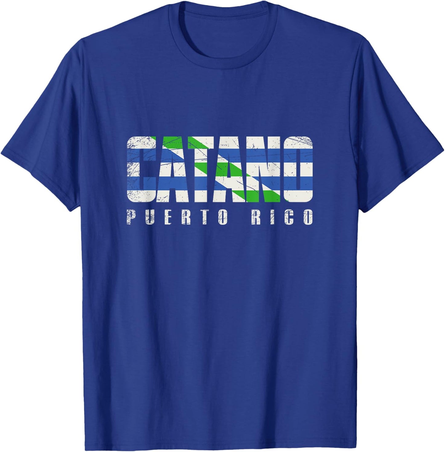 Cataño City in Puerto Rico, Cataño Flag T-Shirt - T-Shirt | Royal